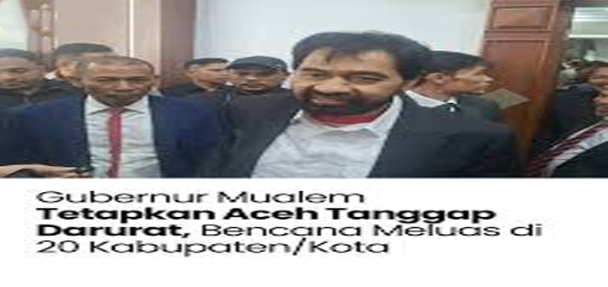 Kekhawatiran Mualem Korban Bencana Mati Kelaparan di Daerah Terisolir